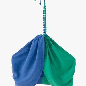FARM Rio Blue and Green Bag with Bold Color Blocking